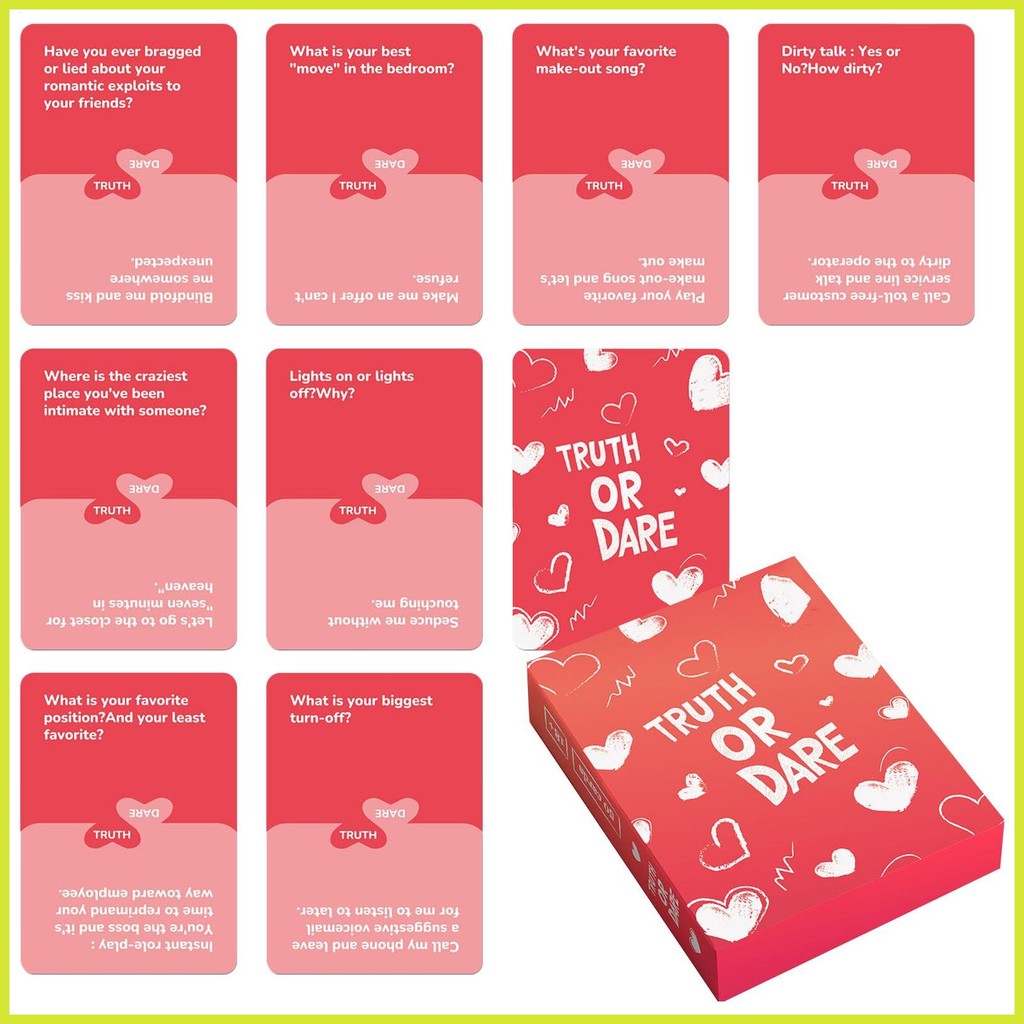 Couples Card Game Couple Relationship Card Game Romantic Playful 50-Date Ideas Party Favor for Drink