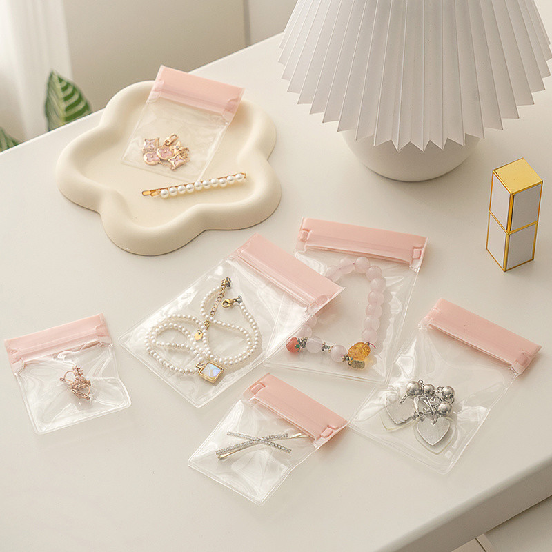 เครื่องประดับปิดผนึกกระเป๋ากล่องเก็บ Anti-Oxidation เครื่องประดับกระเป๋าสร้อยคอต่างหูแหวนเครื่องประด