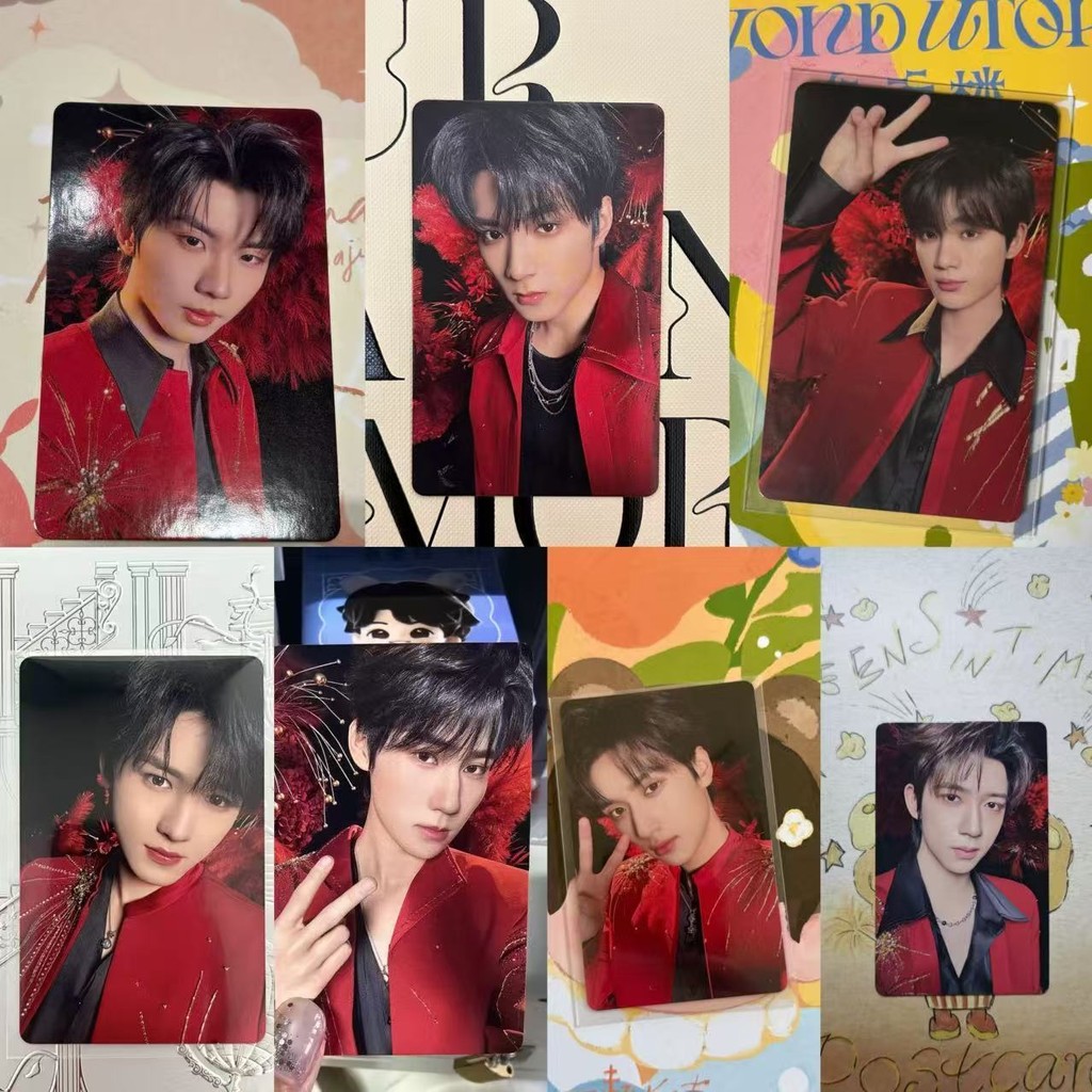 อัลบั้ม TNT Times Youth League 3 < Sanchong Floor > อัลบั้มทางกายภาพ Photocard การ์ดสีแดง