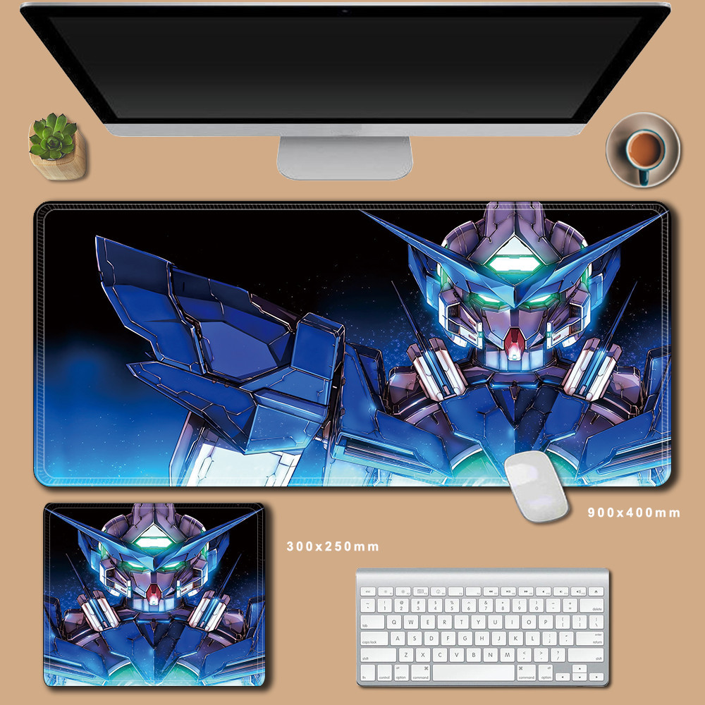 Gundam Mousepad XXL 90X40 ซม.มือถือชุด Lockedge สํานักงานโต๊ะคอมพิวเตอร์แผ่นรองเม้าส์แผ่นรองเม้าส์อะนิเมะแล็ปท็อปเบาะ - รูปที่ 2