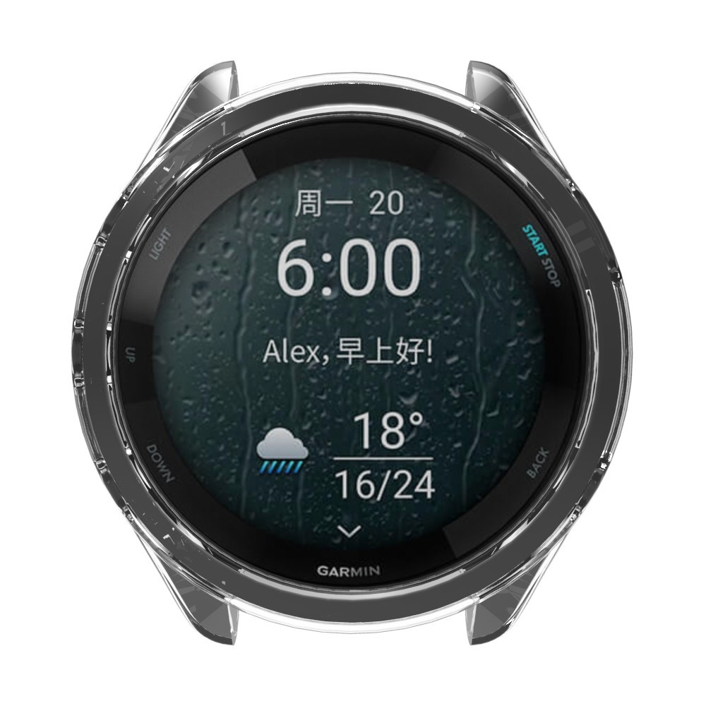 Soft TPU โปร่งใสป้องกันกรณีฝาครอบป้องกันกรอบกันชนสําหรับผู้เบิกทาง Garmin 265 965