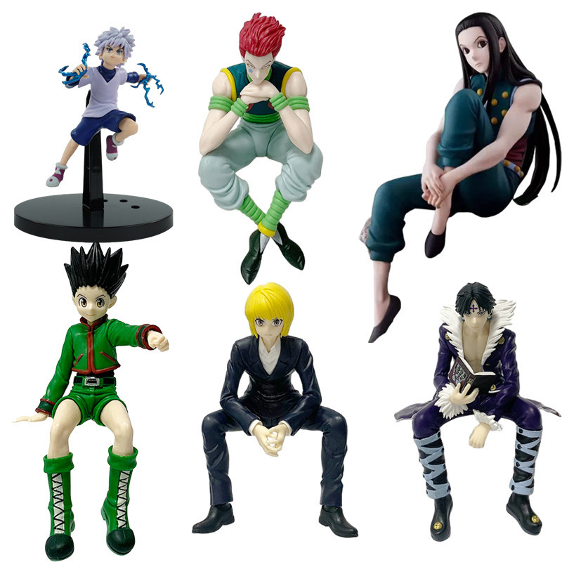 Anime Hunter X Hunter Killua Zoldyck Kurapika Gon·freecss Hisoka PVC Action Figure ตุ๊กตา