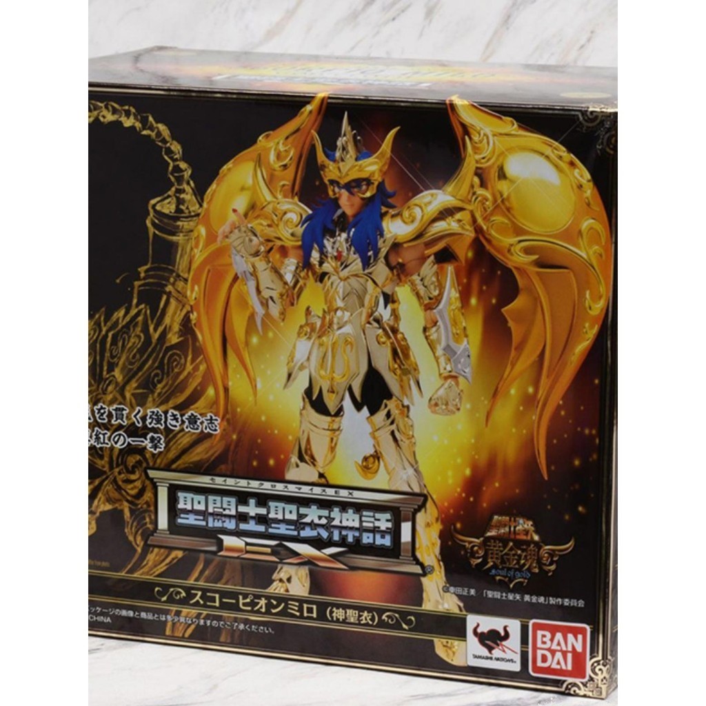 Bandai เวอร์ชั่นญี่ปุ่น Saint Cloth Myth Saint Seiya Golden Soul EX God Scorpio Saint Cloth Milo