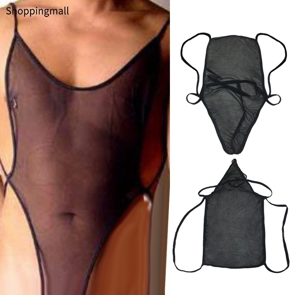 [BETL]ชุดชั้นในชาย Bellyband โปร่งใสเซ็กซี่ชุดชั้นในยืดเปิดหลังตาข่ายเซ็กซี่