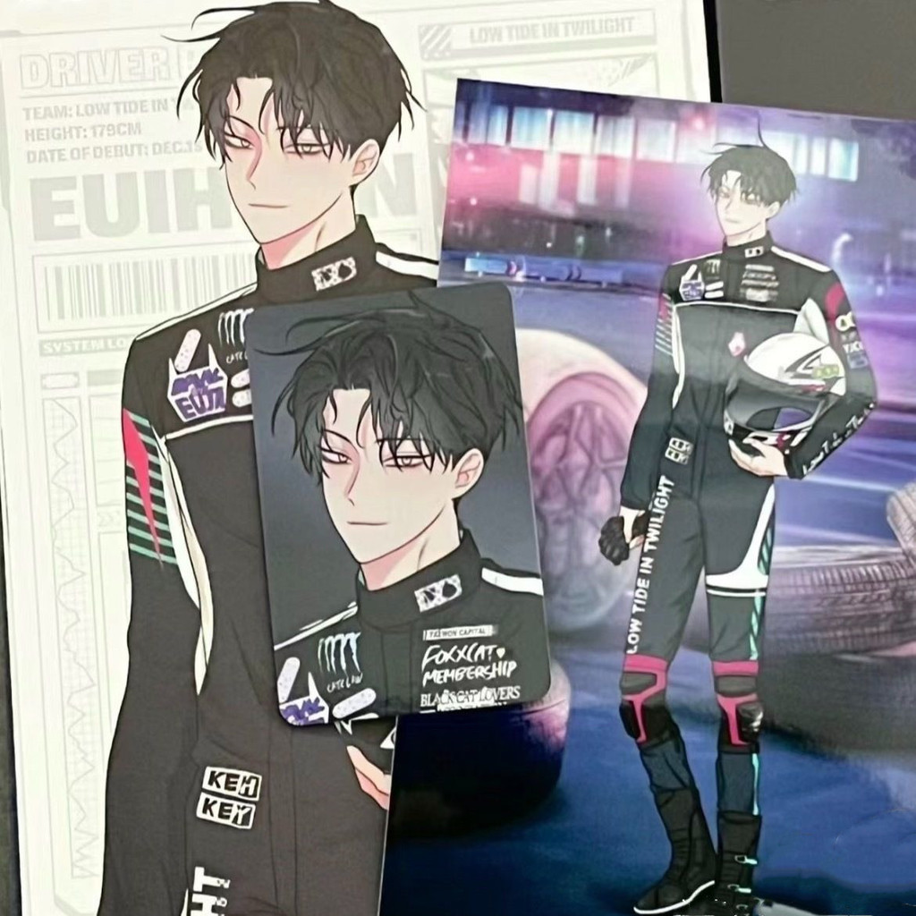 น้ําต่ําใน Twilight Race Car Series 3 นิ้วการ์ดบุ๊คมาร์ค Yeo TaeJu Kim EuiHyun หนังสือคลิปเกาหลี BL 