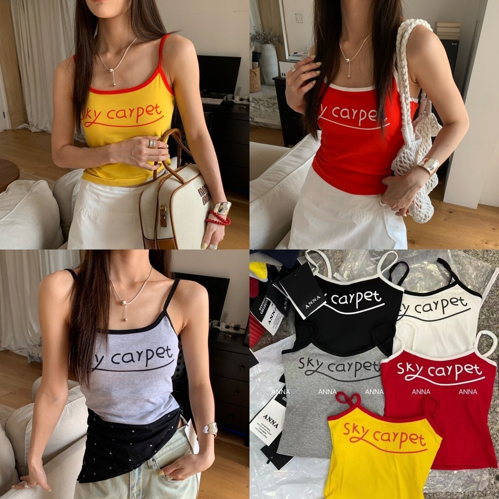 Soroh เสื้อกล้าม มีฟองน้ำ หลากสี พิมพ์ลาย เสื้อไปทะเล ใส่สบาย แฟชั่นฤดูร้อน #FY2091-L