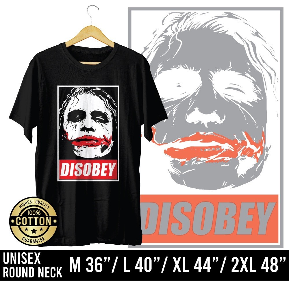 FullyShop เสื้อยืดคอกลมสกรีนลาย Joker (แขนสั้น)_05 ไซส์ใหญ่ เซ็กซี่ สไตล์ สีขาว สวยๆ y2k