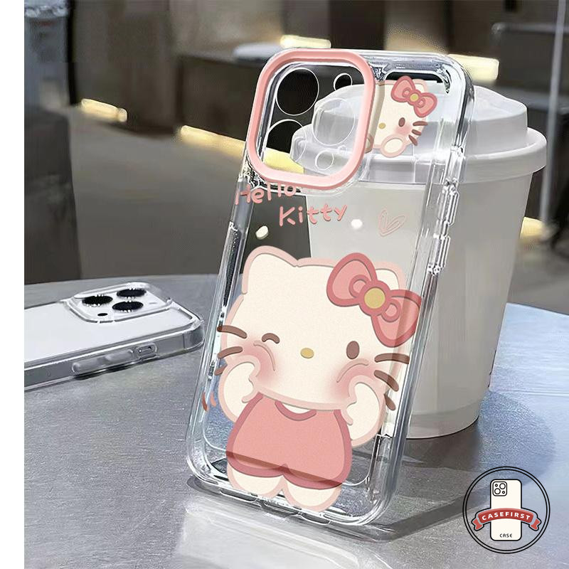 ลูกแมวน่ารักโบว์เคสโทรศัพท์นุ่มใสสำหรับ Vivo Y36 Y91 Y50 Y11 Y21s Y21 Y20i Y15 Y35 Y12 Y27s Y30i Y17 Y30 Y51 Y91C Y15s