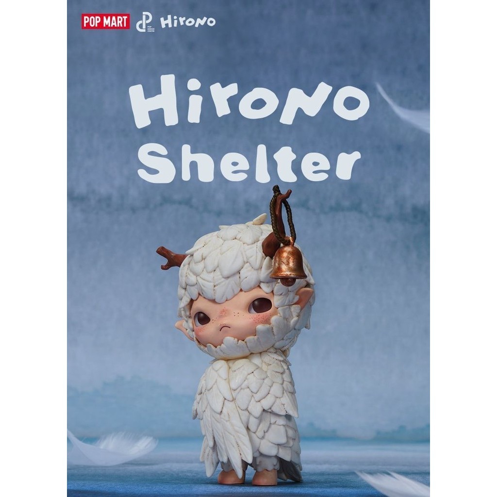 ของแท้ POPMART Hirono V6 ซีรีส์ไร้สายของเล่นสําเร็จรูปอย่างเป็นทางการ