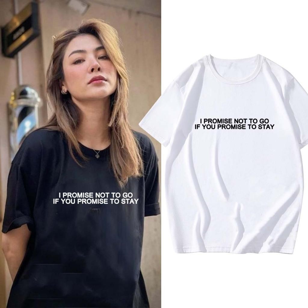 (ข้อเสนอแบบจำกัดเวลา) Faye Malisorn Faye Yoko Blank ผ้าCotton ใส่ได้ ทั้ง ชาย ใส่สบาย ไม่หด ไม่ย้ S-