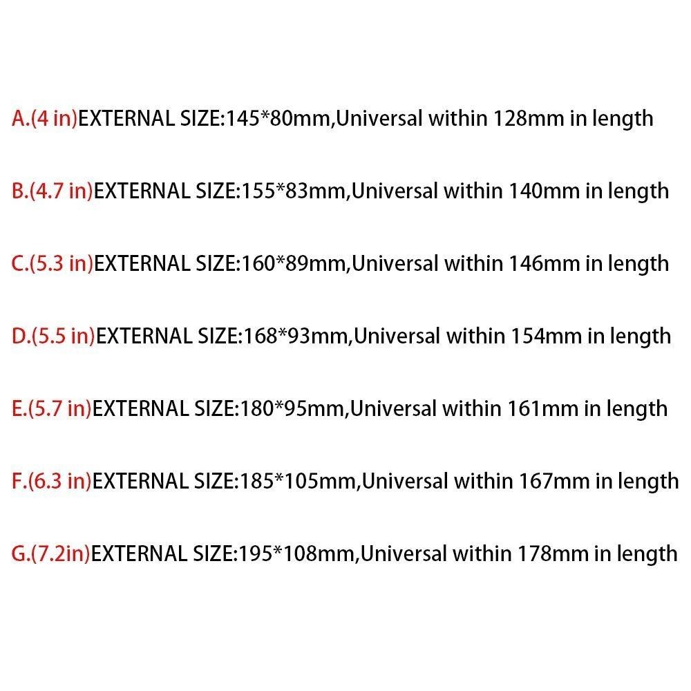 Vintageshoppe กระเป๋าโทรศัพท์มือถือกันกระแทก Universal อุปกรณ์เสริมโทรศัพท์มือถือจัดเก็บกระเป๋า Neoprene กันน้ํา