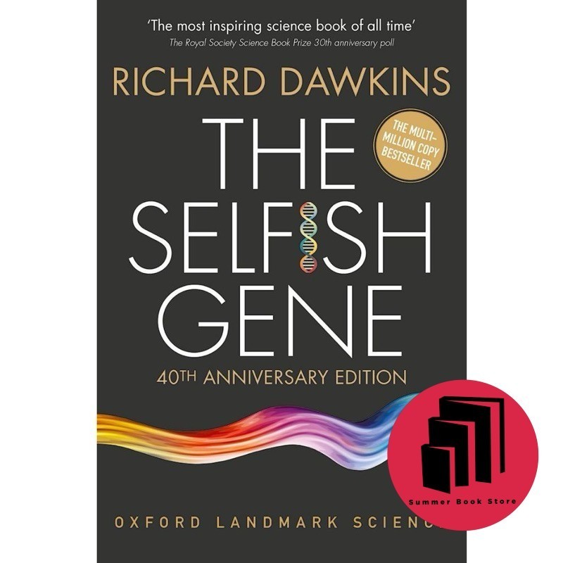 The Selfish Gene ฉบับครบรอบ 40 ปีโดย Richard Dawkins ปกอ่อน - วิทยาศาสตร์ - ชีววิทยา - หนังสือ