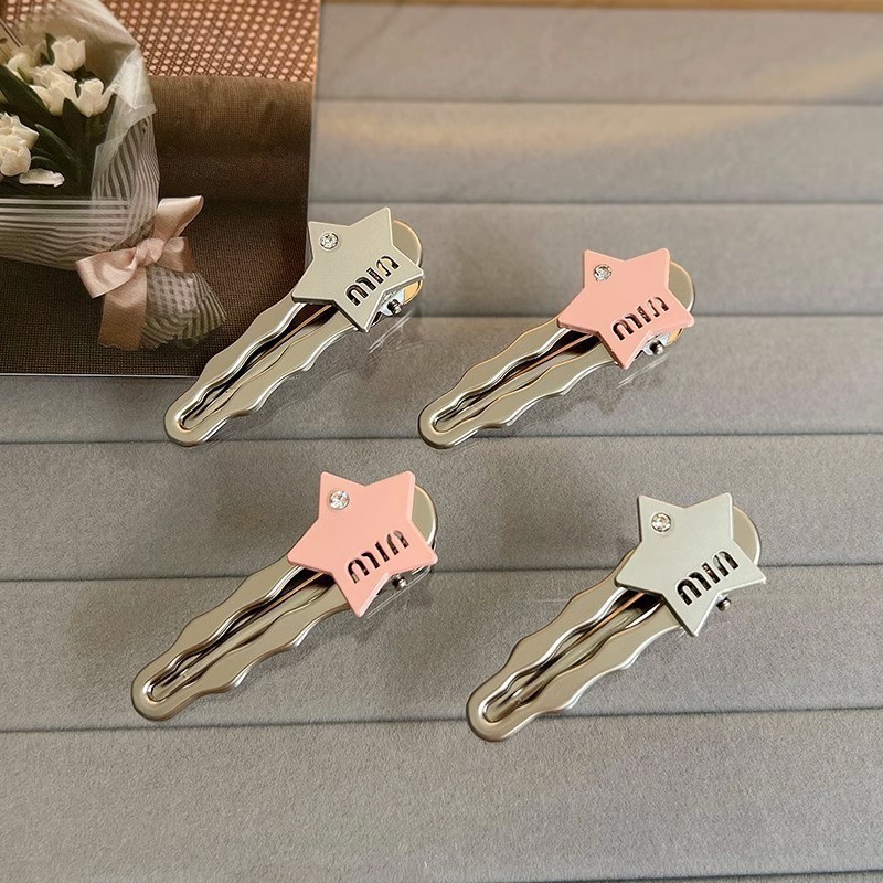 เกาหลีดาวกิ๊บโลหะจดหมาย ใบเรียกเก็บเงินเป็ด คลิปแฟชั่นสาวอุปกรณ์ผม - รูปที่ 3