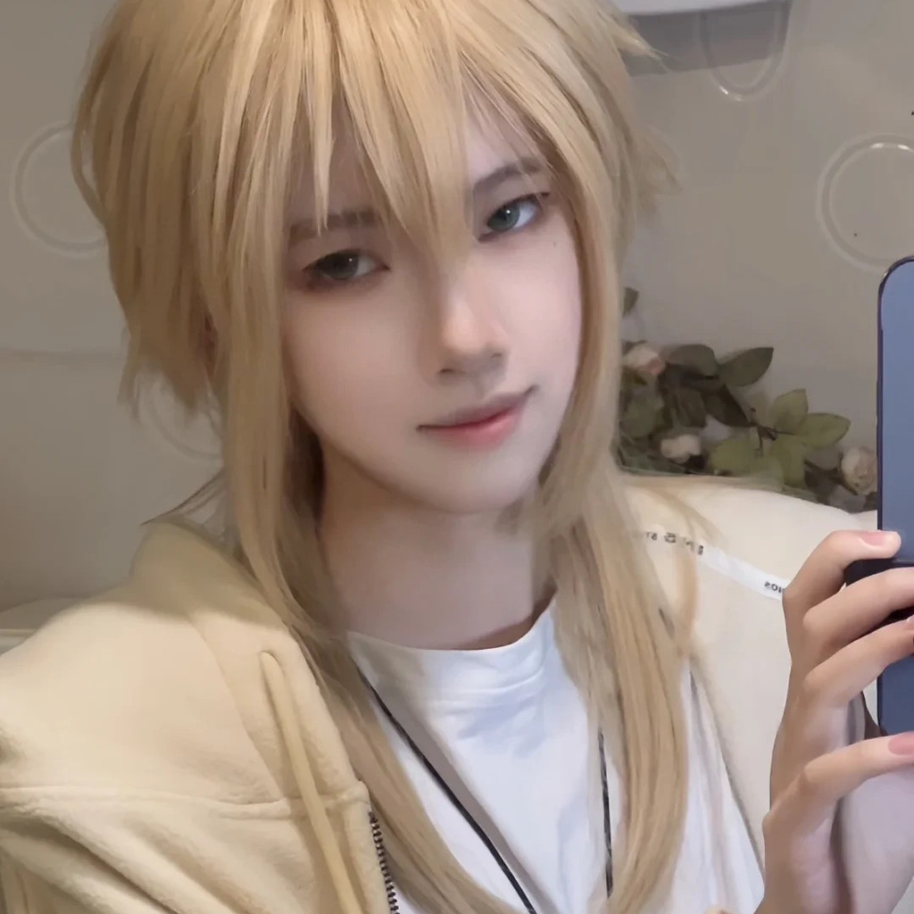 สีขาวอะนิเมะคอสเพลย์วิกผมสั้นผู้ชายวิกผมสังเคราะห์อุณหภูมิสูงไฟเบอร์คอสเพลย์ผมสําหรับผู้ชายผู้หญิงพรรคสวมใส่ - รูปที่ 5