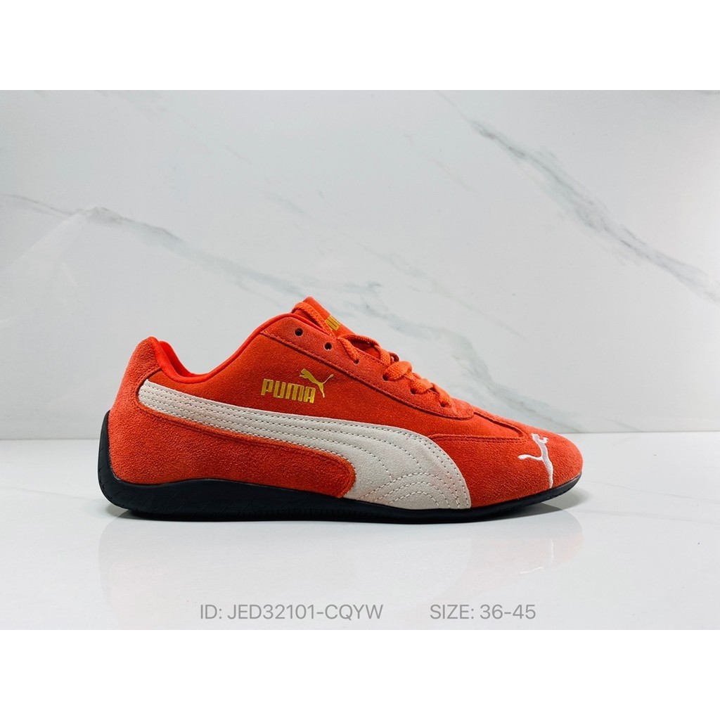 Puma Speedcat Og+ Sparco Red ผู้ชายและผู้หญิงระบายอากาศกีฬาลําลองระบายอากาศรองเท้าวิ่งมืออาชีพ