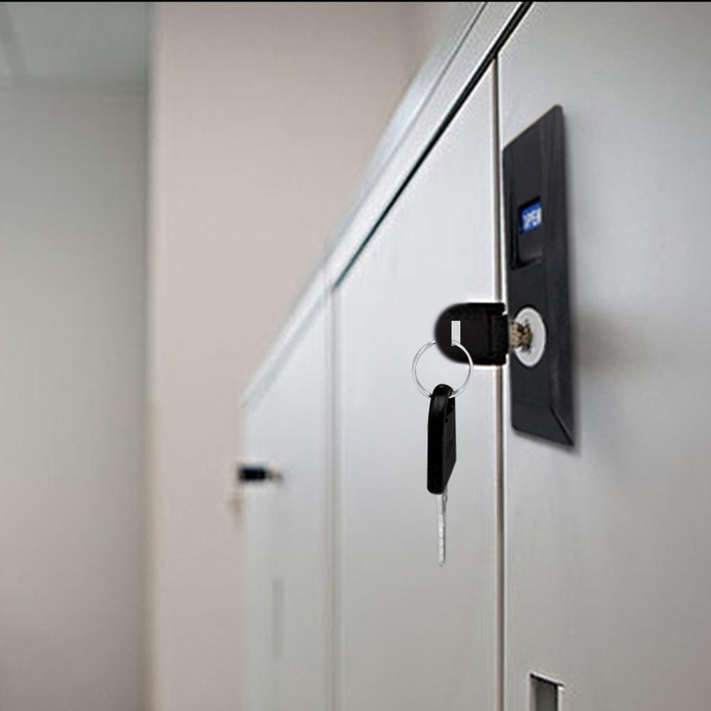 ซิลูโอลัน ล็อคตู้เก็บเอกสาร,เฟอร์นิเจอร์ป้องกันการโจรกรรมประตูบานเลื่อนล็อค,โลหะผสมสังกะสีรักษาความปลอดภัยฮาร์ดแวร์ล็อคลิ้นชักตู้แสดง - รูปที่ 7