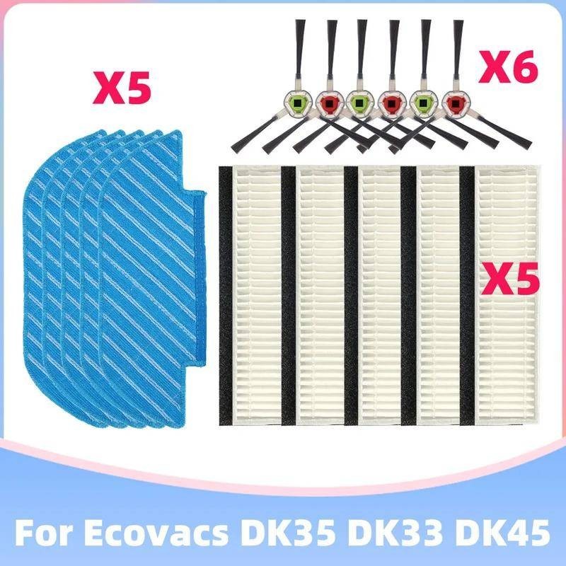 Ecovacs Ozmo Slim 10 Dk35 Dk33 Dk45 Dk36 DK3G DK4G อุปกรณ์เสริมแปรงด้านข้างกรอง Mop อะไหล่