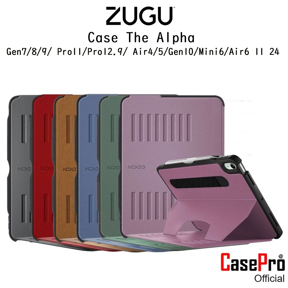 Zugu Case The Alpha เคสหนังกันกระแทกเกรดพรีเมี่ยม เคสสำหรับ iPad Gen7/8/9/ Pro11/Pro12.9/ Air4/5/Gen