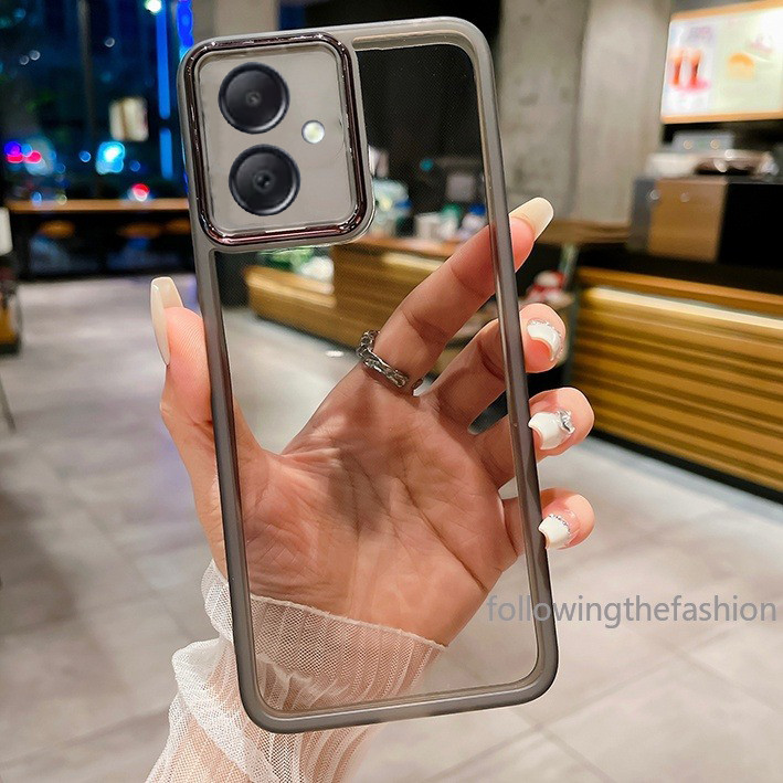 SAMSUNG สําหรับSamsung Galaxy A07 2025 Galaxy A07 A 07 A06 A05 A05s 4G 5Gกล้องเลนส์ป้องกันSoft TPUโปร่งใสขอบแฟชั่นเคสโทรศัพท์กันกระแทกปกหลัง