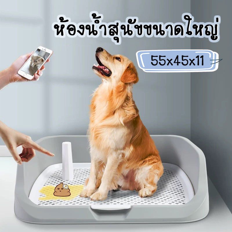 NL-ห้องน้ําสุนัขกระทะครอกสัตว์เลี้ยงถาดไม่เต็มเต็งแบบพกพาสําหรับสัตว์เลี้ยงอื่นๆในร่มกระต่าย