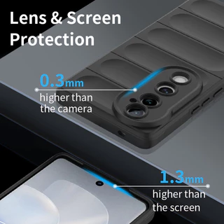 Lenuo นุ่มเคสโทรศัพท์สําหรับ วีโว่ Vivo V50 V40 Lite V30 V29 Pro V29e V30e V40 SE 5G Case ปลอกซิลิโคนกันกระแทกป้องกัน Flannel ปกหลัง