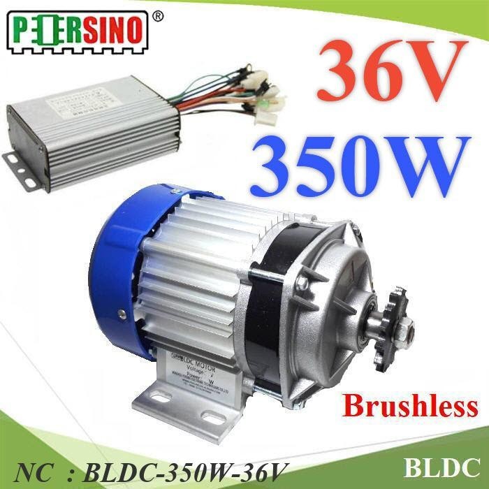 NC มอเตอร์ BLDC 350W 36V Motor บลัสเลส ไร้แปลงถ่าน BLDC-350W-36V