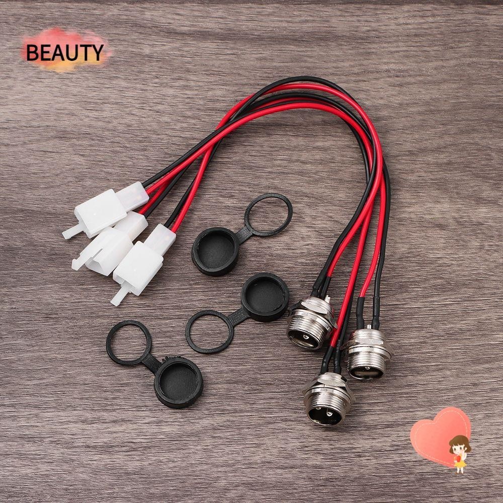 Beauty สกู๊ตเตอร์ไฟฟ้าชาร์จ 24V-72V ชิ้นส่วนจักรยานไฟฟ้าสําหรับปลั๊กพอร์ต KUGOO M4