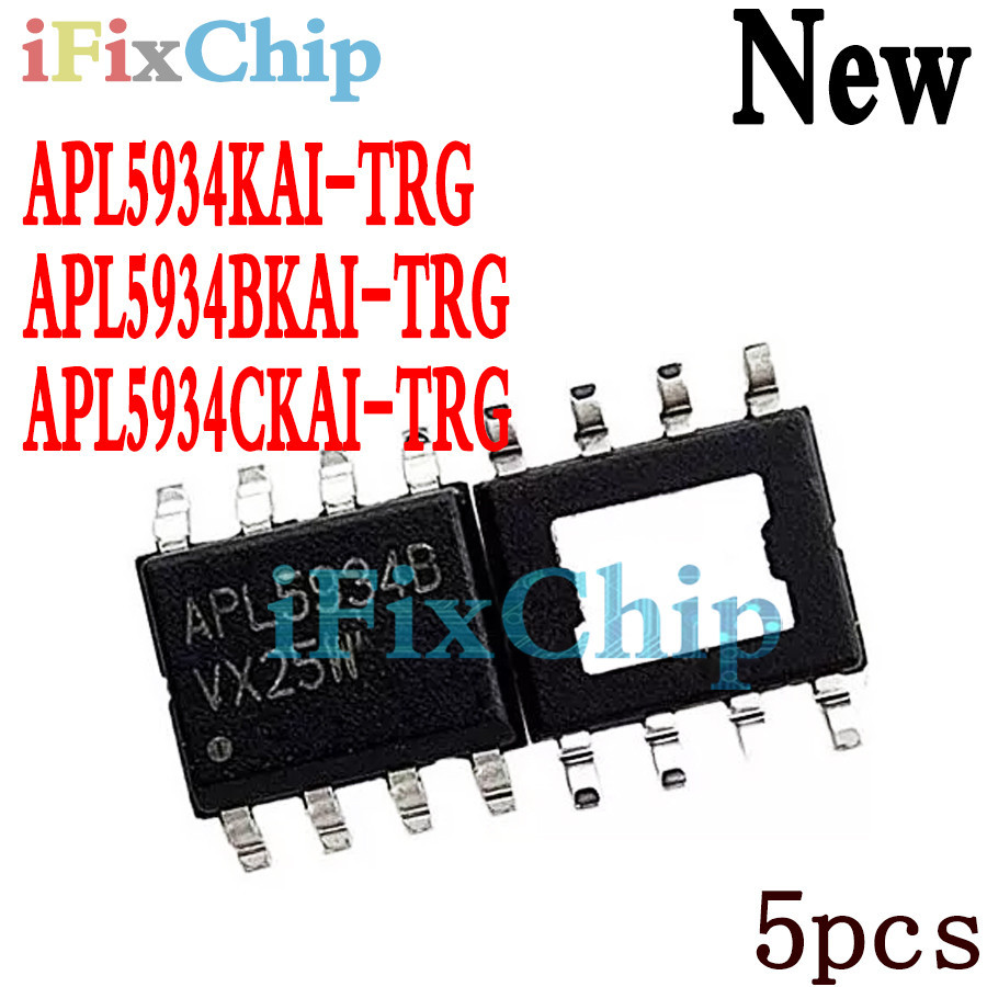 5 ชิ้นใหม่เอี่ยม APL5934KAI-TRG APL5934 APL594BKAI-TRG APL5934B APL5934CKAI-TRG APL4C SOP-8