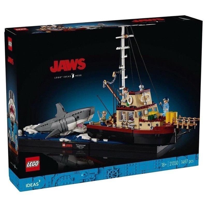 สินค้าพร้อมส่งกล่องใหม่ กล่องสวย Lego Ideas 21350 Jaws สินค้าใหม่ กล่องสวย เลโก้ของแท้ 100%