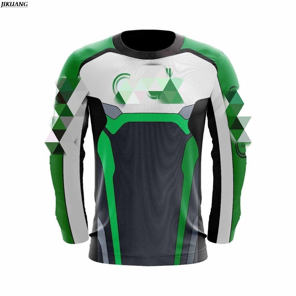 Baju Jersey RIDER Grab Food LONG WATER 2024 ใหม่ผู้ชายกีฬาเสื้อกลางแจ้ง Quick Drying Breathbilit เสื้อยืด