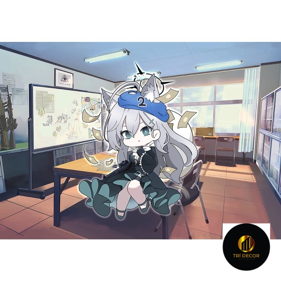 Heister Kuroko/Shiroko Terror Chibi พวงกุญแจ 6 ซม. Blue Archive (Blue Archive)