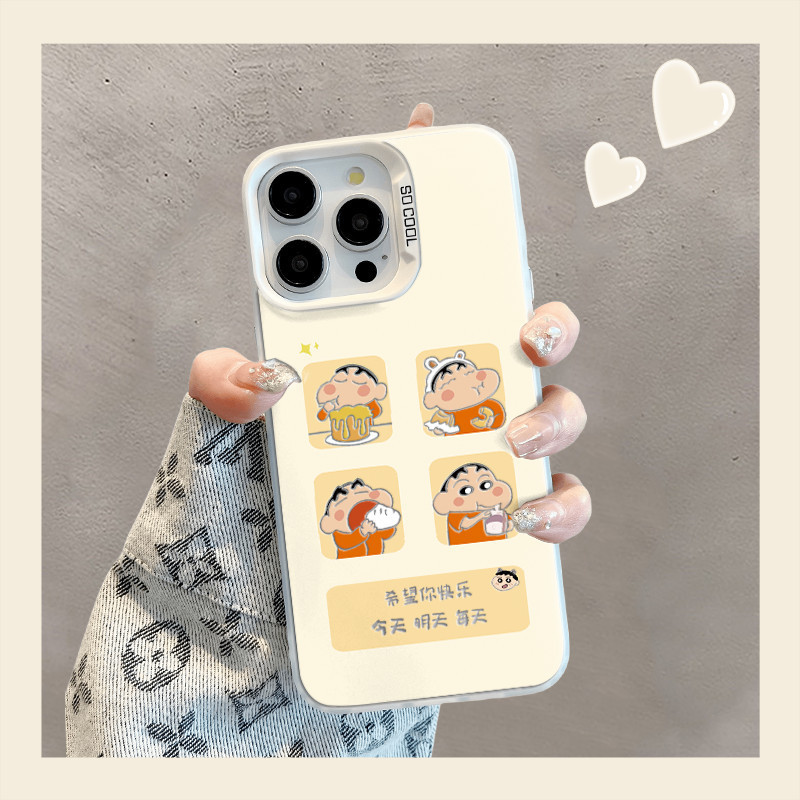 เคส shinchan สำหรับ VIVO Y17 Y12 Y12S Y30 Y7S V23 Y100 S10 S10E V23E X80 V27 V29 VIVO X60 X70 X100 P