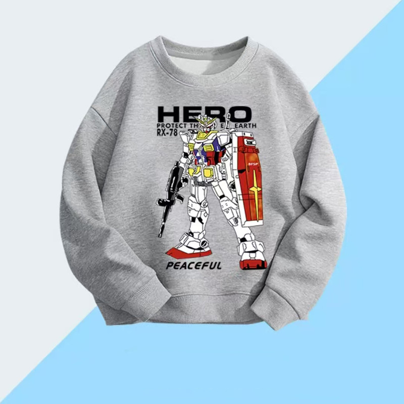 หมวกการ์ตูนอะนิเมะหุ่นยนต์ สำหรับเด็กผู้ชาย ลายแฟชั่นฤดูใบไม้ร่วงและฤดูหนาว