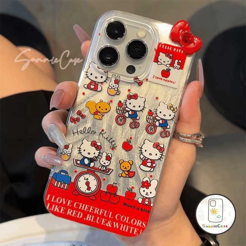 Hello Kitty หมีน่ารัก ดูเดิล เคสSamsung A33 A12 A23 A20 A05s A11 A15 A21s A13 A53 A50 A05 A51 A03 A14 A25 A32 A04s A34