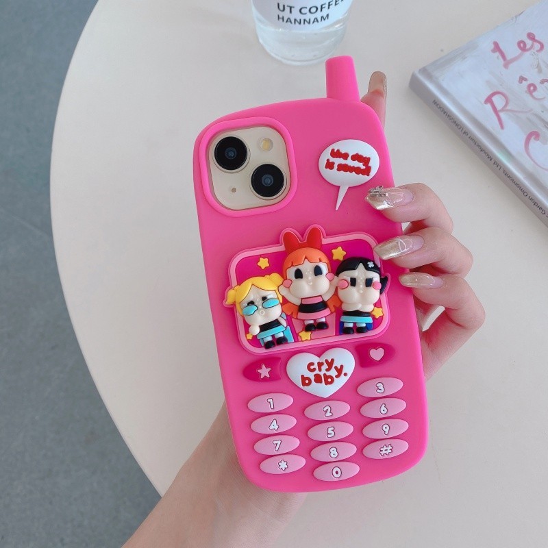 3ง บินเจ้าหน้าที่ตํารวจหญิงกุหลาบสีแดงเคสซิลิโคนสําหรับ ไอโฟน 11 12 13 14 15 มือโปร สูงสุด การครอบคลุมของพี่ใหญ่ของป้องกันการตกปลอกคล