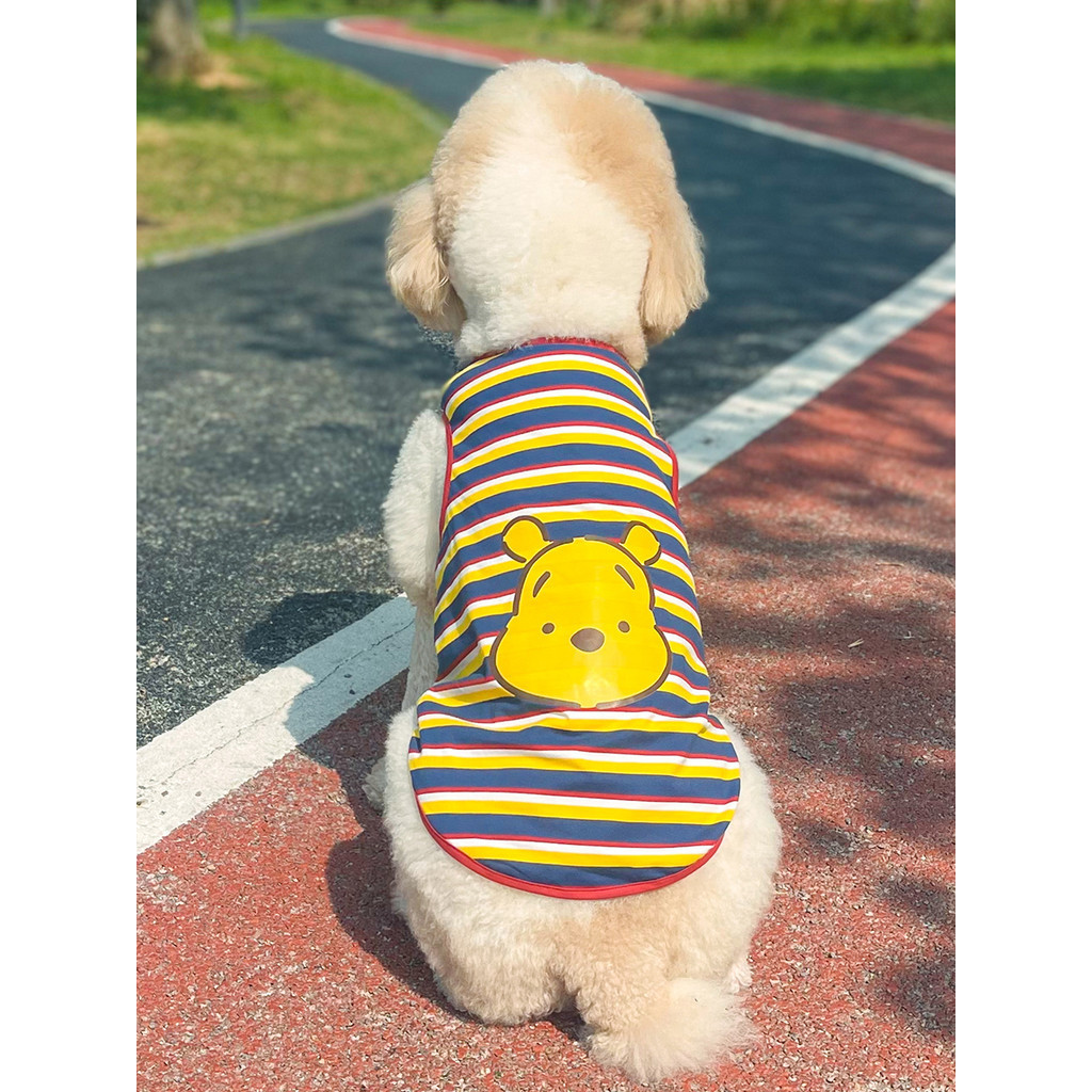 เสื้อผ้าสัตว์เลี้ยง สุนัข แมว เสื้อผ้า สุนัขขนาดใหญ่ ฤดูร้อน เสื้อกั๊กลายการ์ตูนบาง FP-FS-SS