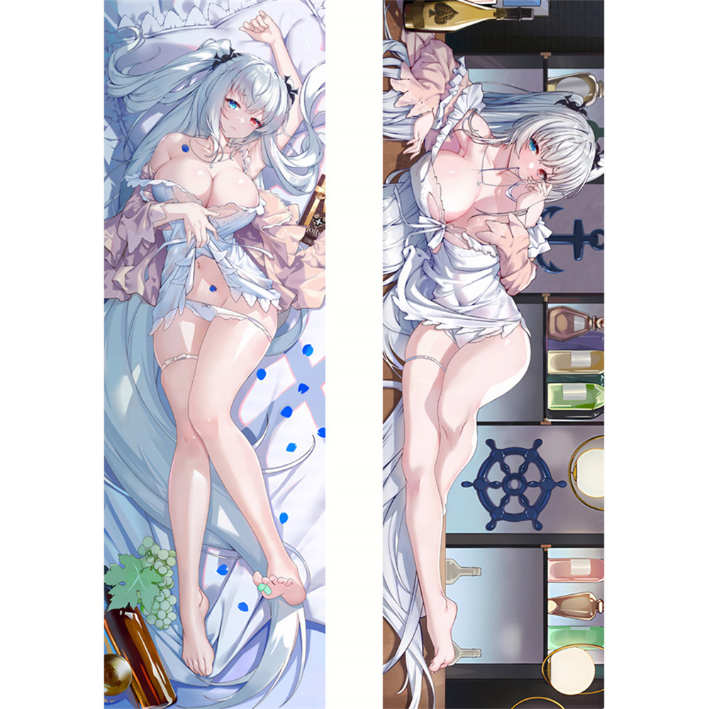 อะนิเมะ Azur Lane Elbe Dakimakura Waifu อะนิเมะ Azur Lane Elbe Dakimakura Waifu หมอน 2 พิมพ์หนึ่งด้า
