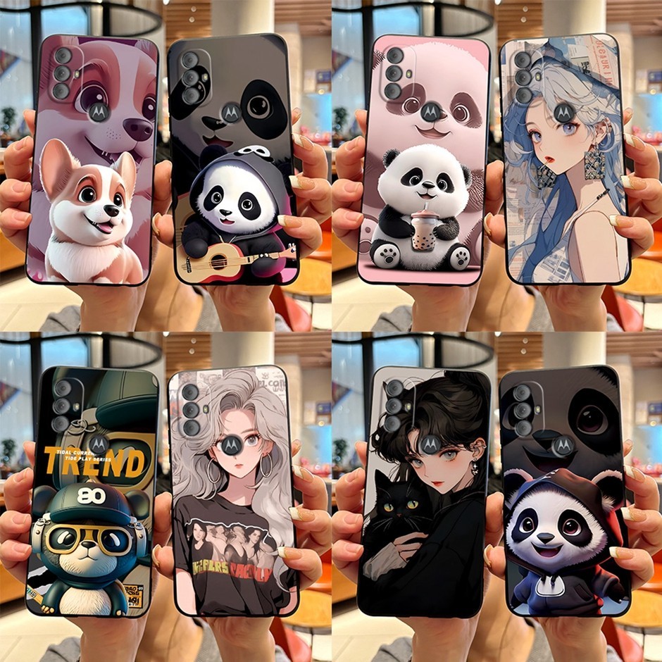 สําหรับ Motorola Moto G Power 2022 เคสโทรศัพท์ GPower ซิลิโคนนุ่ม TPU กันกระแทกปกหลังทาสีรูปแบบการพิ