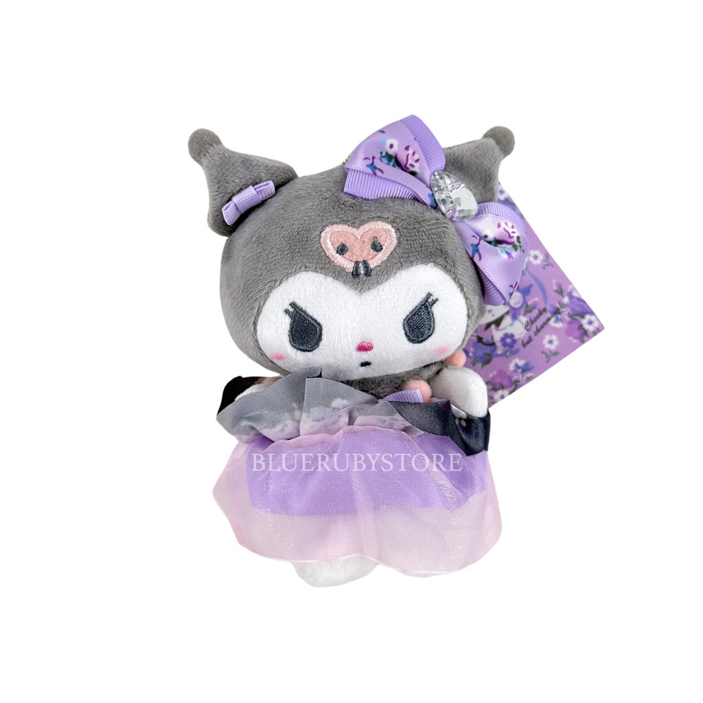 พร้อมส่ง พวงกุญแจตุ๊กตา คุโรมิ ขนาด 10cm Kuromi Keychain