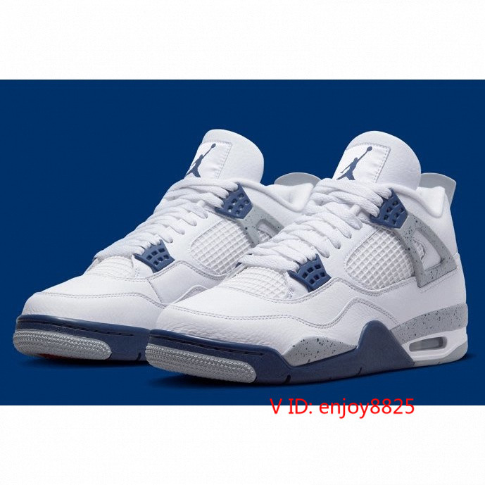 A/J 4 Retro White Midnight Navy DH6927-140
