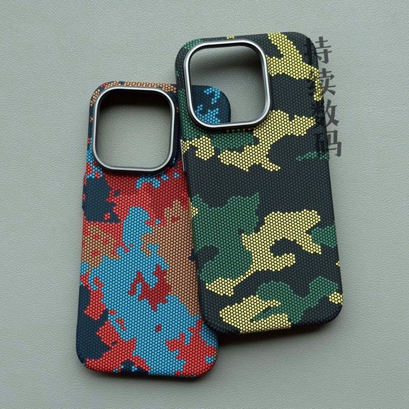 เคสแข็งพีซีซีรีส์ลายพรางสําหรับ iPhone 16 15 14 Pro Max – โปรปัง