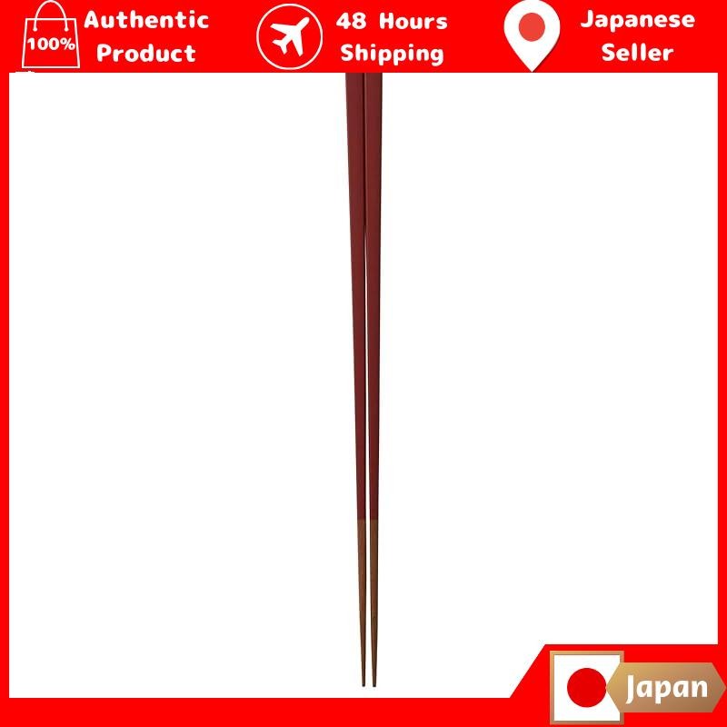 Rikizo Chopsticks Cocochi Red Length 23cm Made in Japan Easy to grab R-918876
