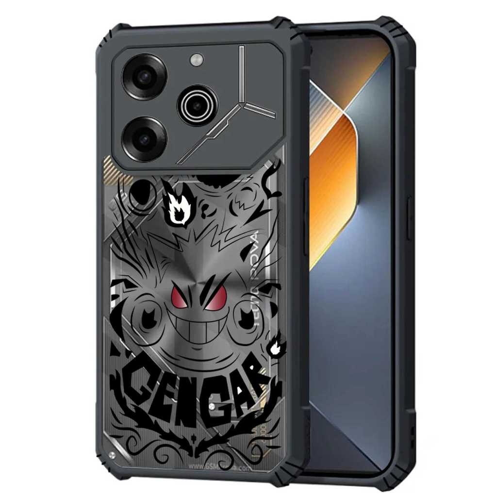 [คลังสินค้าพร้อม] เคสโทรศัพท์โปร่งใสสําหรับ Tecno Pova 6 Neo Li7 6 Pro Li9 5 Pro 4 Pro Pova 3 Neo 3 Pova 2 Neo 2 Shock Fall Protection เคสอะคริลิค 2.ggar รูปแบบ