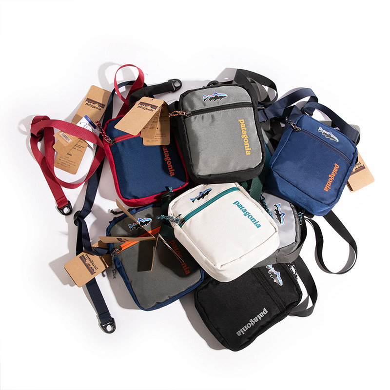 กระเป๋าโทรศัพท์มือถือสีตัดกัน Flying Fish กระเป๋าสะพายใบเล็ก Workwear Bag