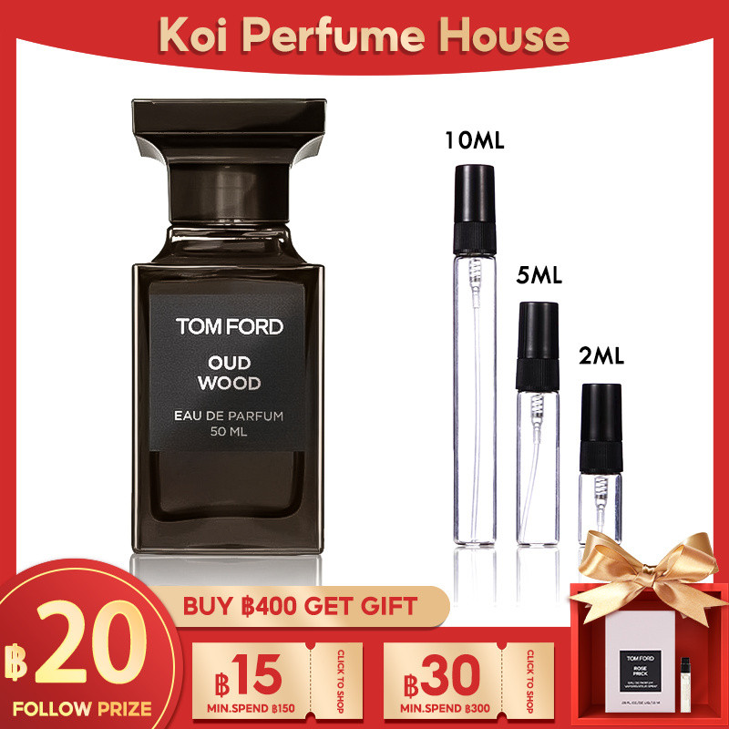 【 จัดส่งที่รวดเร็ว】Tom Ford Oud Wood EDP 2ml/5ml/10ml น้ำหอมขนาดเล็ก」