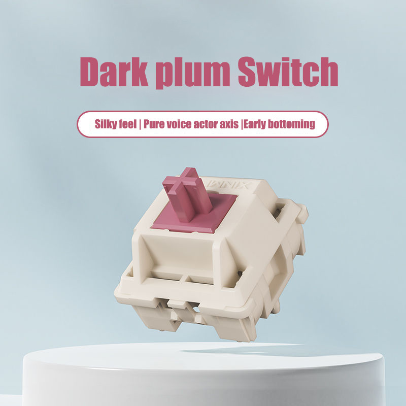 1 ชิ้น Xinmeng Precision โรงงาน Lubed Dark plum 38g HiFi Sound Linear สวิทช์สําหรับคีย์บอร์ดเปลี่ยน