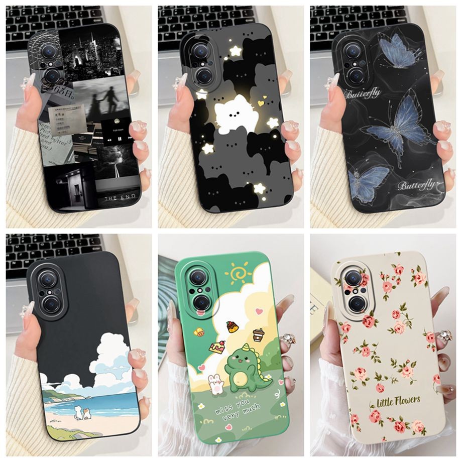 Huawei nova 9 SE เคสโทรศัพท์ดีไซน์ใหม่ 2024 ป้องกัน Slim Matte คลุมทั้งหมดสําหรับ Huawei Nova9se JLN