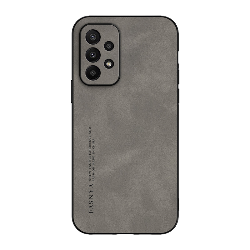 สําหรับเคสโทรศัพท์ Samsung Galaxy A23,เคสป้องกันหนังกลับหนังแกะหรูหราพร้อมขอบแข็งและนุ่ม