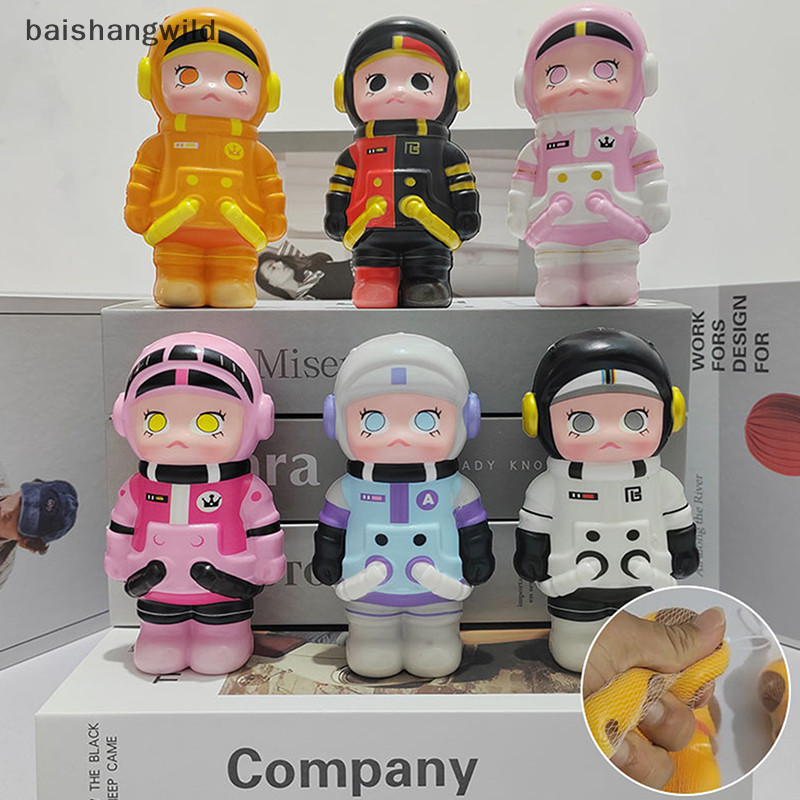 Bwth Molly Space Pilot Squishies ช้า Rebound Deion ของเล่น PopMart Fingure ตุ๊กตาของเล่น Jelly