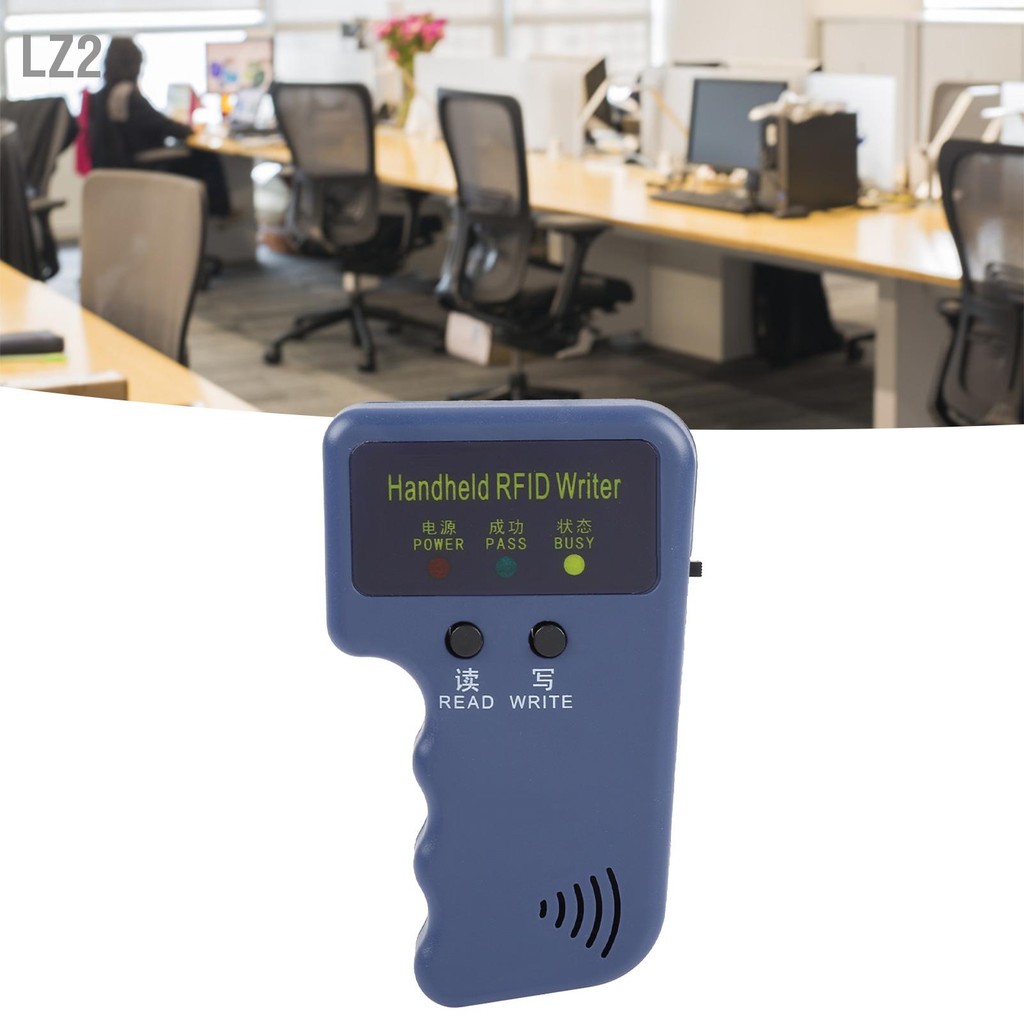 LZ2 125KHz EM4100 แบบพกพามือถือ RFID ID Card เครื่องถ่ายเอกสาร Reader Writer Duplicator Keyfob